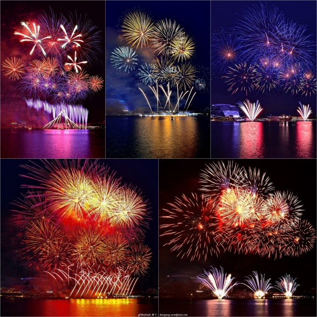 Singapore Sports Hub Fireworks
